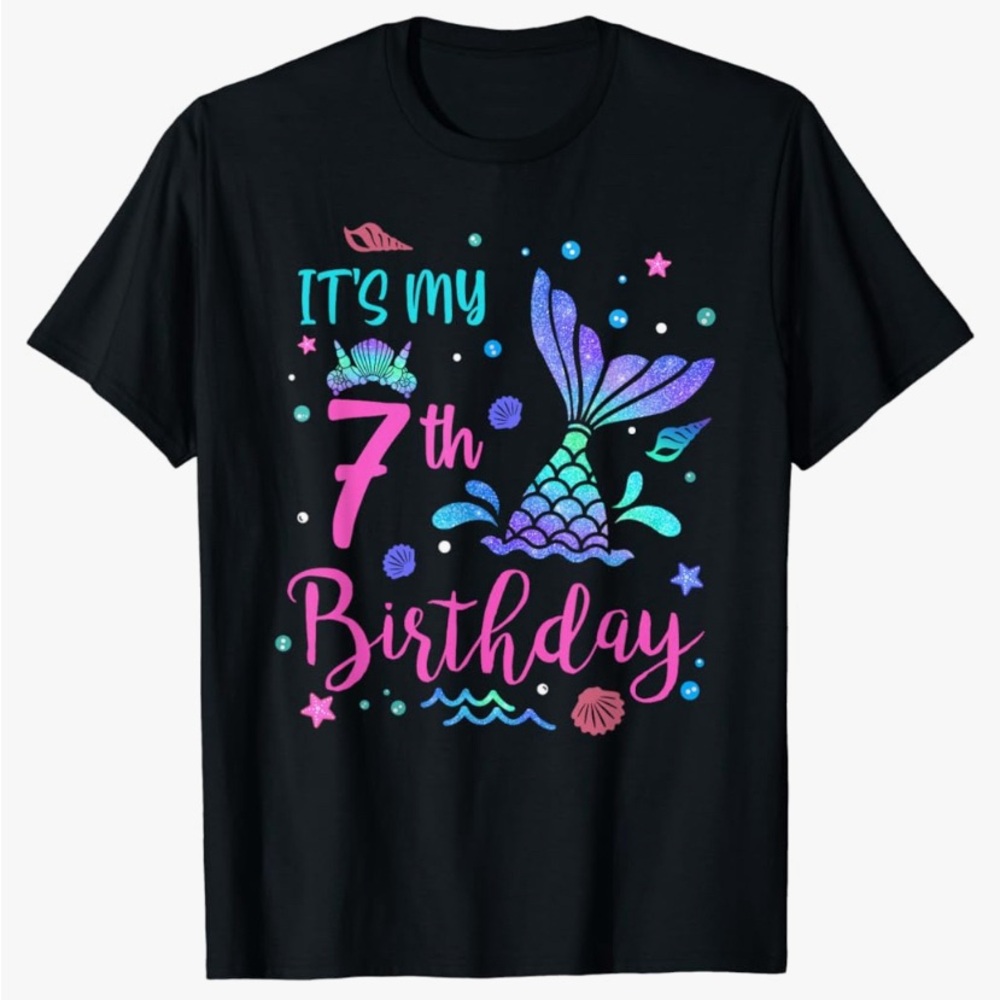 Youth little girls birthday t shirt